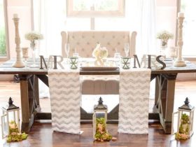 Sweetheart table decor ideas