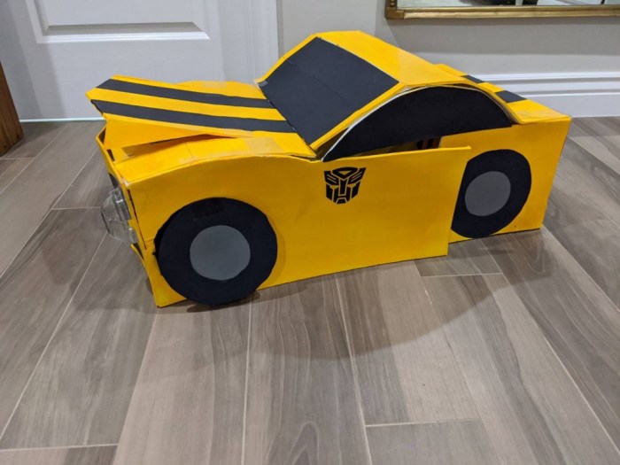 Diy bumble bee transformer costume