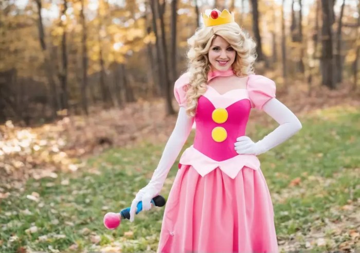 Princess peach diy costume