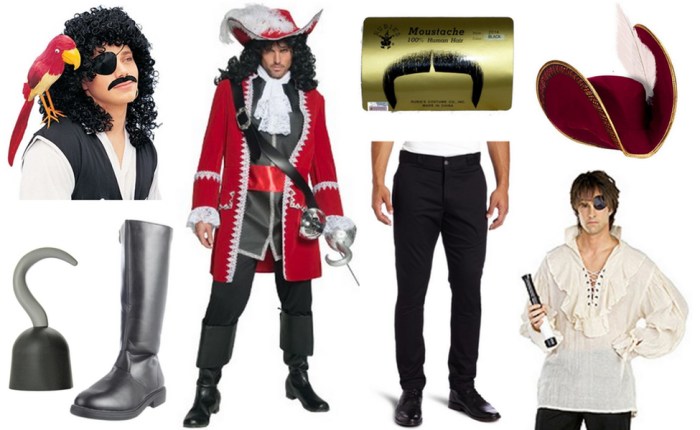 Captain hook costume diy