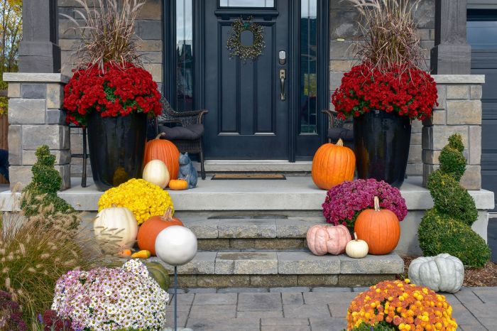 Fall front porch decor ideas