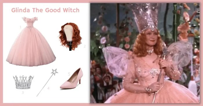 Glinda the good witch diy costume