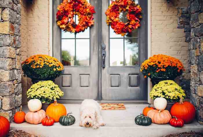 Fall front porch decor ideas