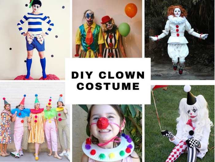 Women's clown costume diy