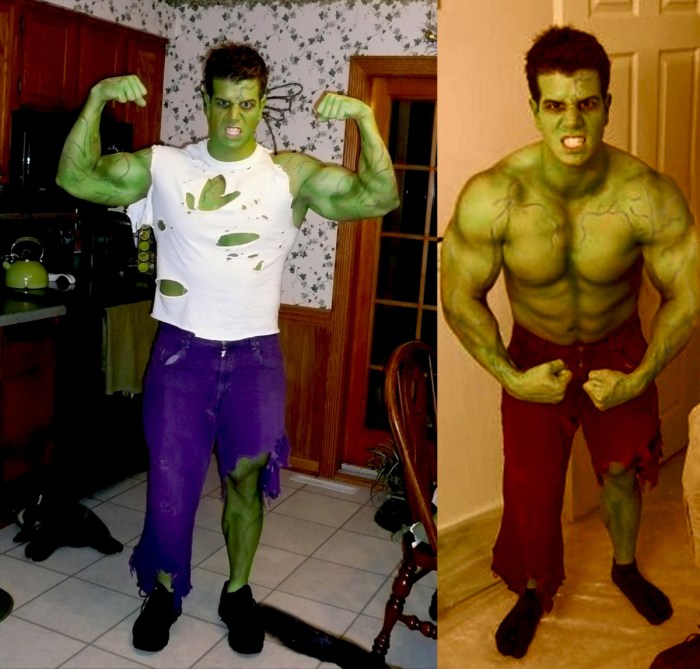 Diy incredible hulk costume